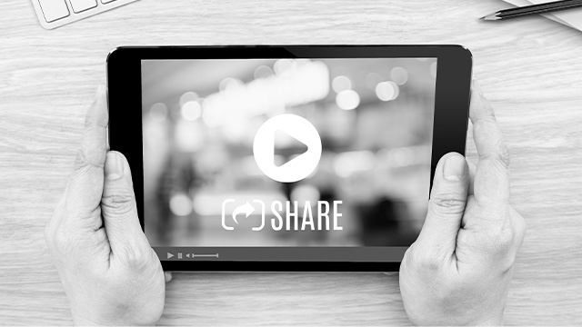video sharing icon