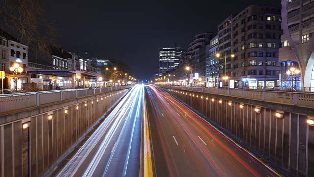 traffic time-lapse